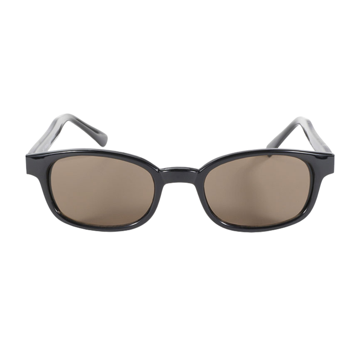 Lunettes de soleil X-KD's 1121 avec verres marron foncé et monture noire