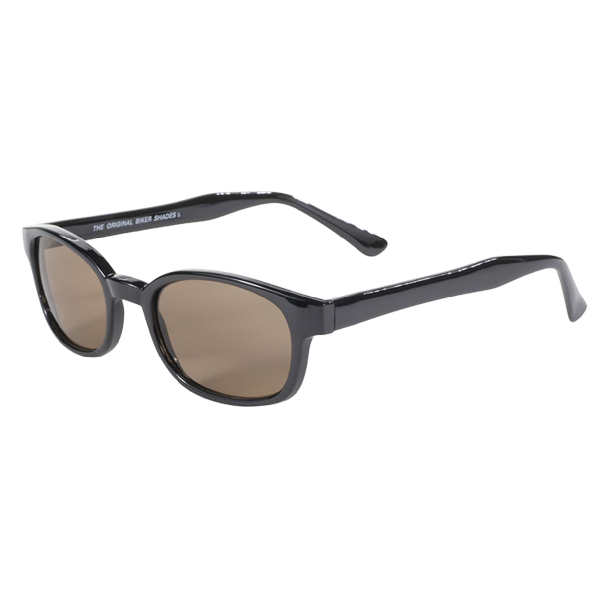 Lunettes de soleil X-KD's 1121 avec verres marron foncé et monture noire