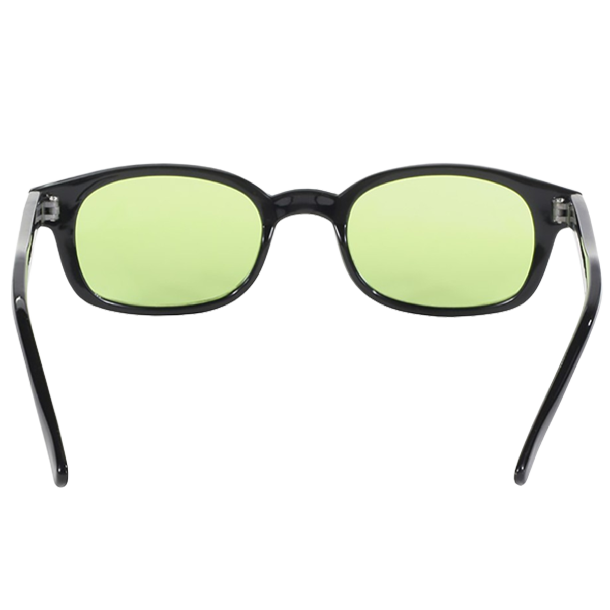 Lunettes de Soleil X-KD's 1016 - Monture noire classique et verres vert clair