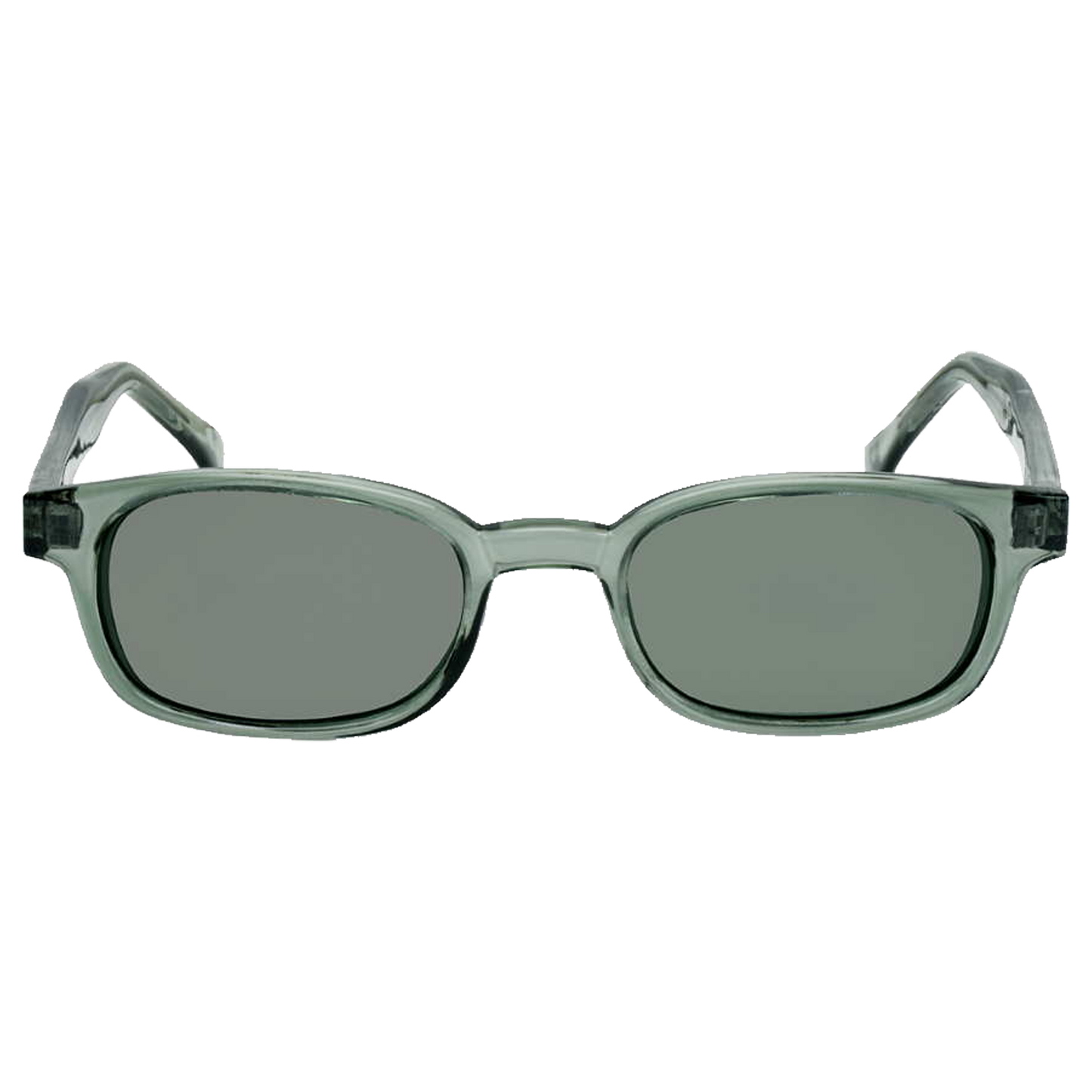 Lunettes de soleil KD's 21269 - Monture translucide verte - Verres verts polarisés