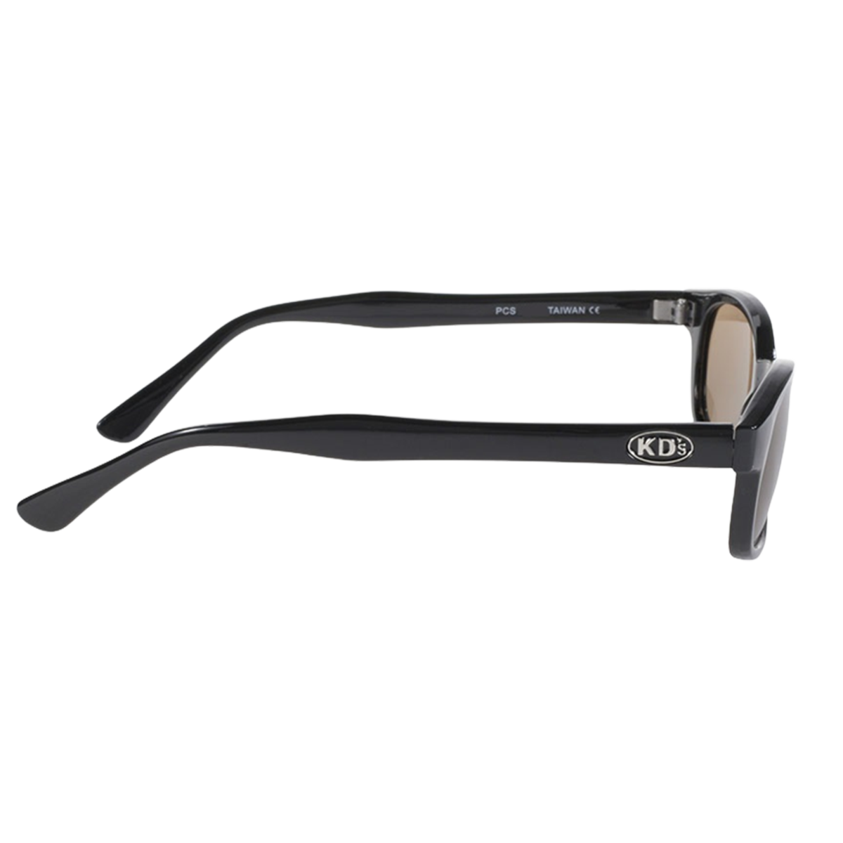 Lunettes de soleil X-KD's 1121 avec verres marron foncé et monture noire