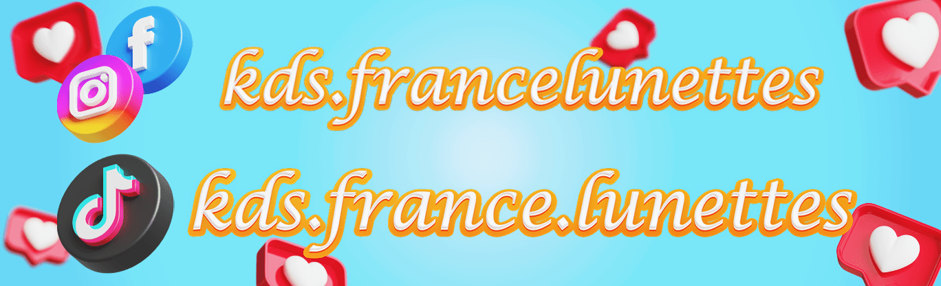 Vind KD's zonnebrillen op Facebook, Instagram en TikTok.