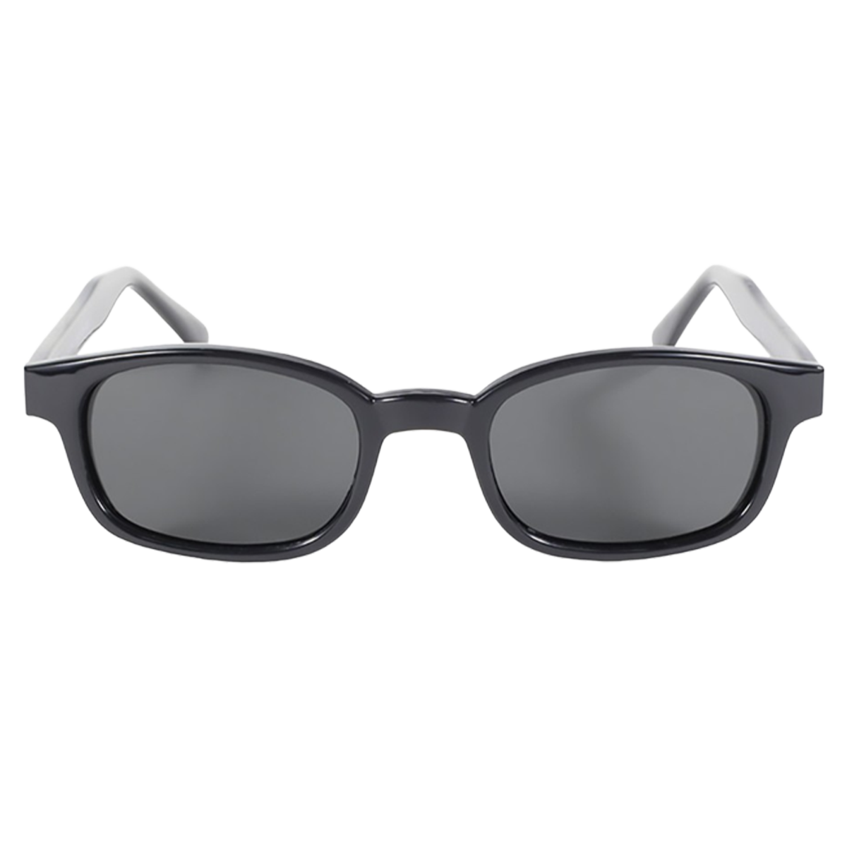 Occhiali da sole KD's 2019 con montatura classica nera e lenti polarizzate grigie