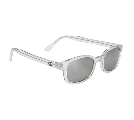 Gafas de sol Chill 1200 de X-KD con montura de cristal y cristales plateados efecto espejo