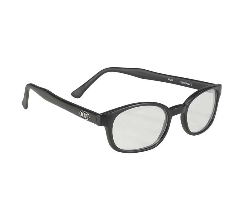 Lunettes de soleil X-KD's 10015 verres clairs sur monture noir mat