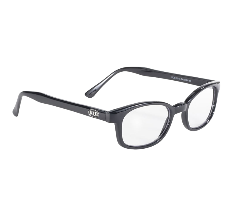 Lunettes de soleil X-KD's 1015 avec monture noire et verres clairs