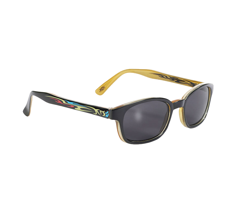Lunettes de soleil KD's 5400 avec monture tatouage tribal et verres gris