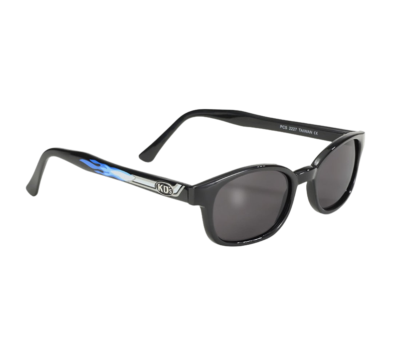 Lunettes de soleil KD's 2227 avec monture déco pot d'échappement et verres foncés