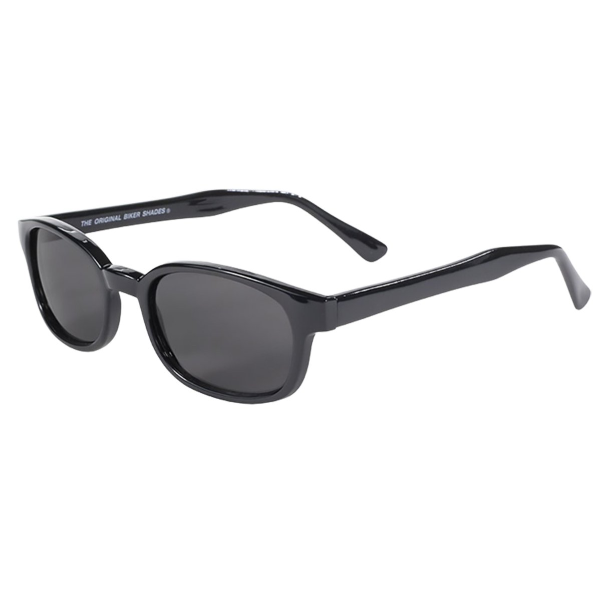 Occhiali da sole KD's 2010 con montatura nera classica e lenti fumé