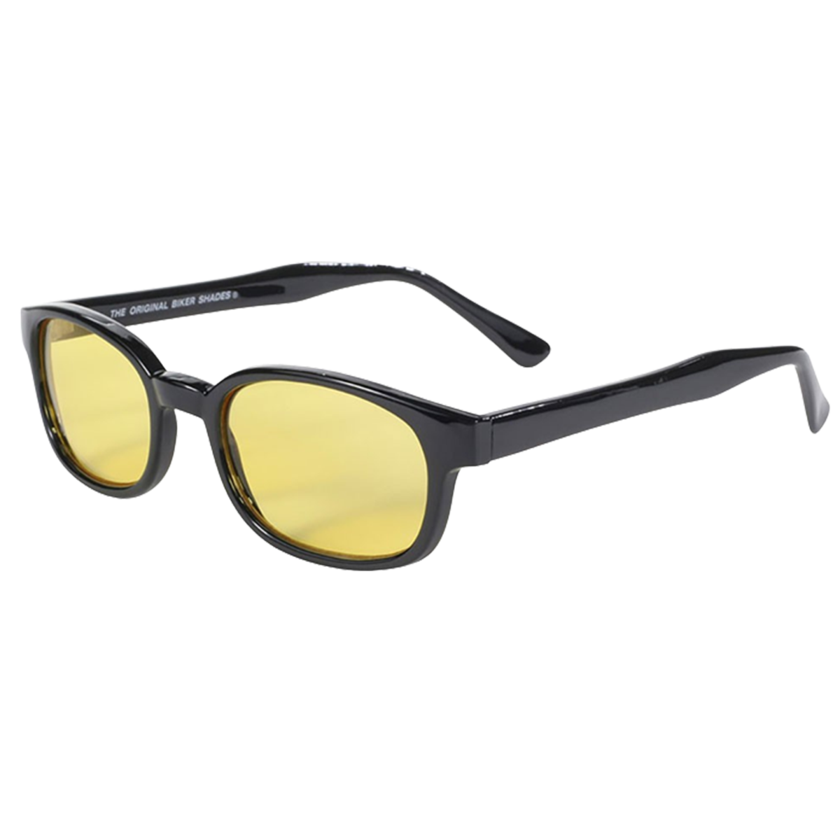 Occhiali da sole KD's 20112 con montatura classica nera e lenti gialle