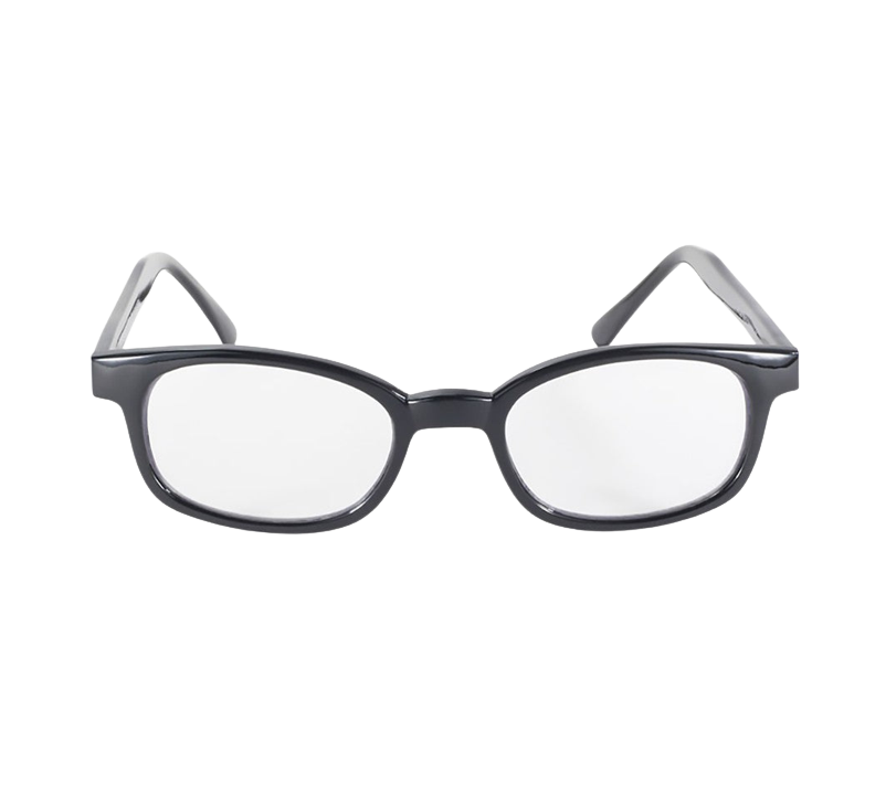 Lunettes de soleil X-KD's 1015 avec monture noire et verres clairs