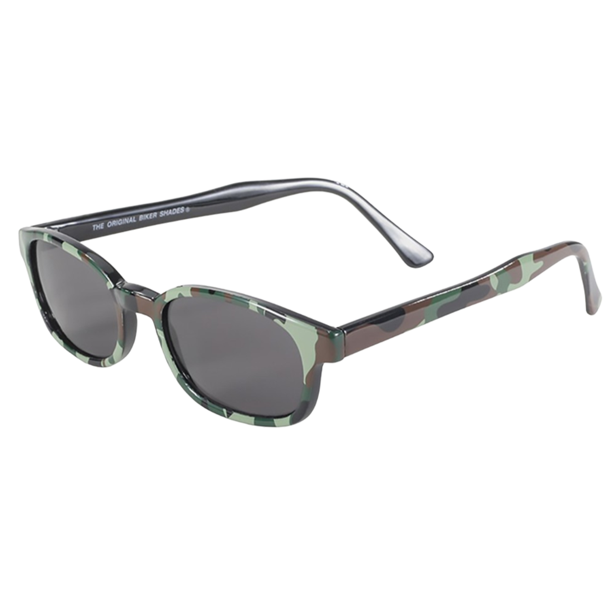 Lunettes de soleil KD's 2021 , monture décor camouflage et verres gris