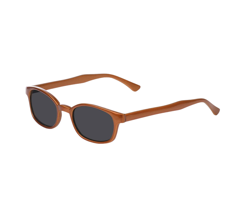 Lunettes de soleil X-KD's 10128 Tonnerre. Verres gris foncé et monture orange
