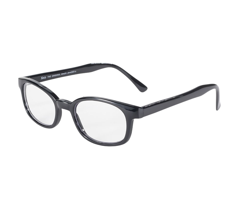 Lunettes de soleil X-KD's 1015 avec monture noire et verres clairs