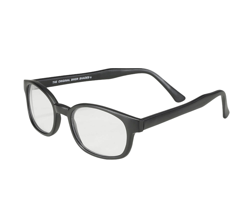 Lunettes de soleil X-KD's 10015 verres clairs sur monture noir mat