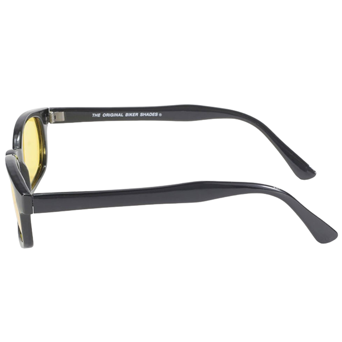 Lunettes de soleil KD's 20129 avec verres jaunes polarisés et monture noire classique