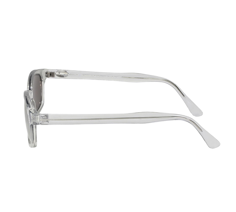 Occhiali da sole Chill 1200 di X-KD con montatura in cristallo e lenti argentate a specchio