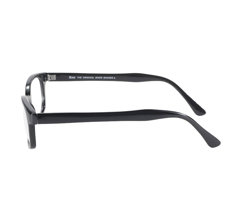 Lunettes de soleil X-KD's 1015 avec monture noire et verres clairs