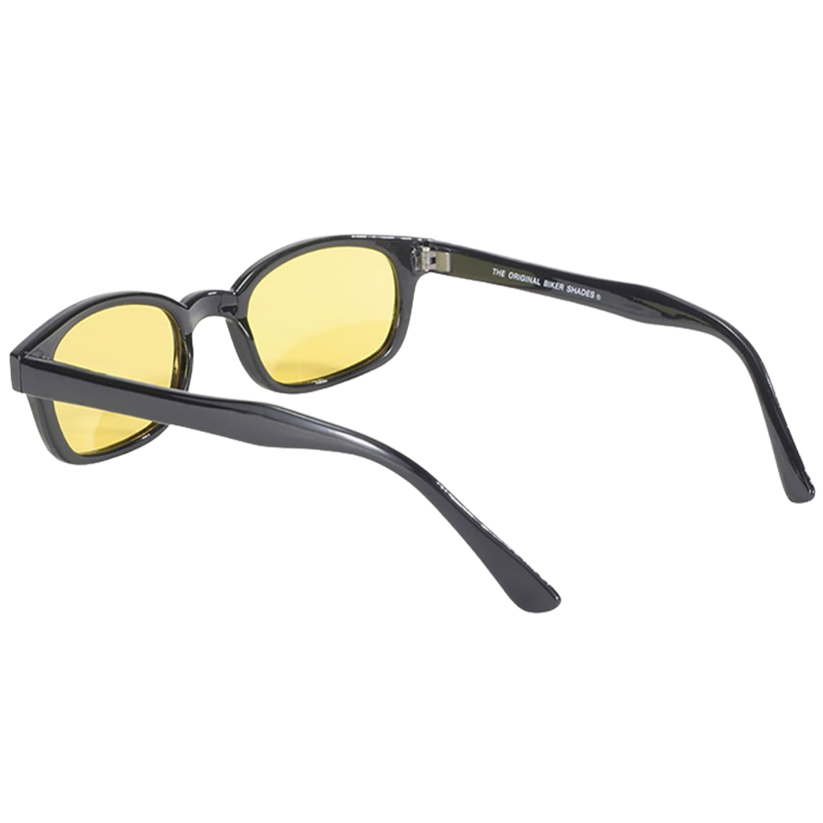 Lunettes de soleil KD's 20129 avec verres jaunes polarisés et monture noire classique