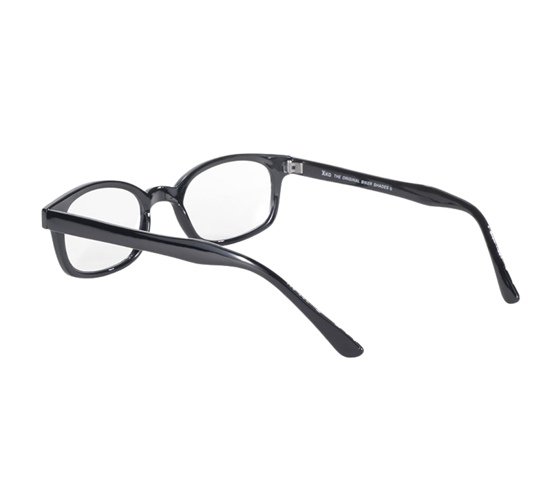 Lunettes de soleil X-KD's 1015 avec monture noire et verres clairs