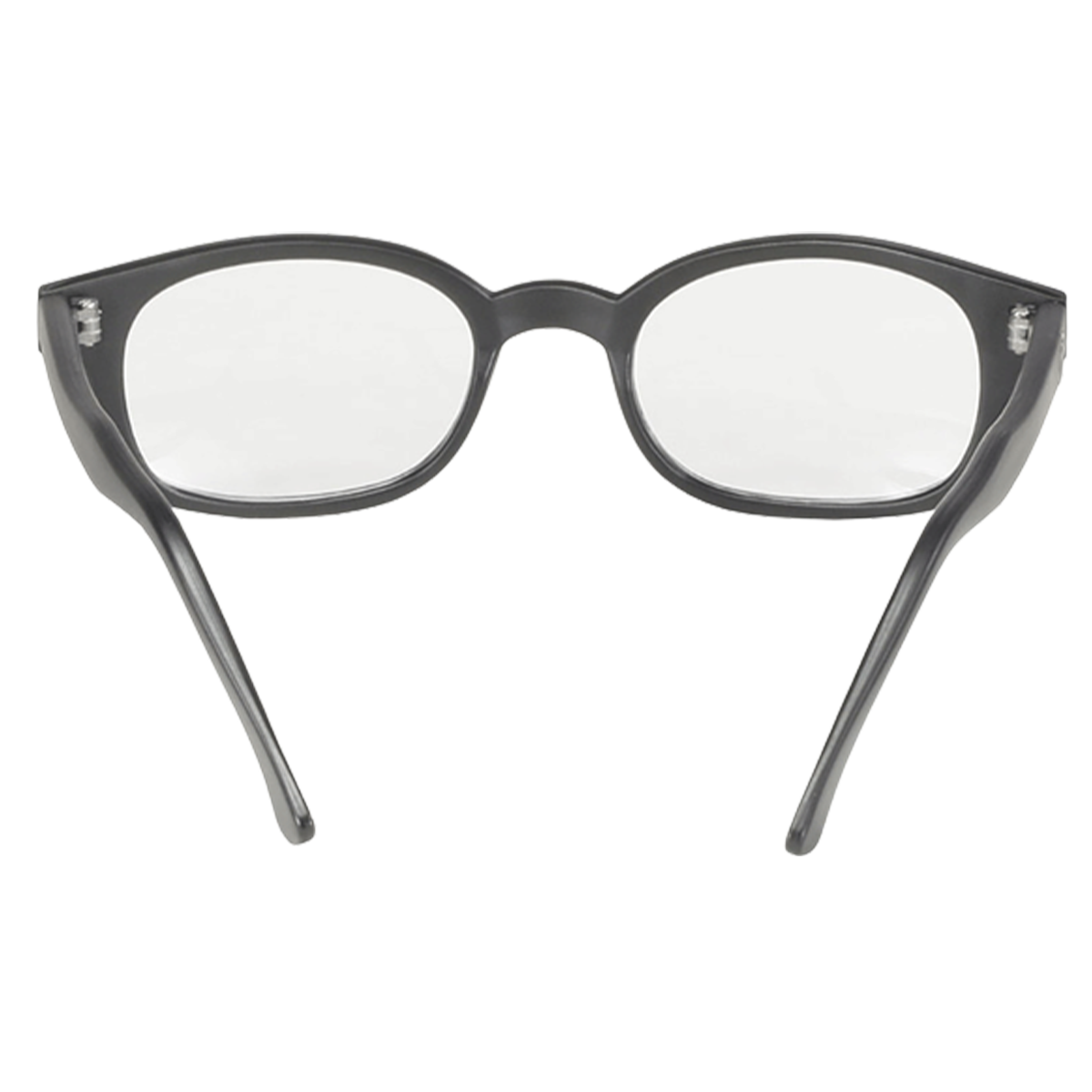 KD's 20015 Sonnenbrille mit klaren Gläsern und mattschwarzem Gestell