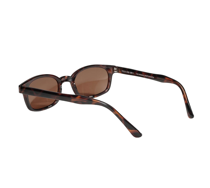 Occhiali da sole 10029 di X-KD con lenti polarizzate color ambra e montatura tartarugata