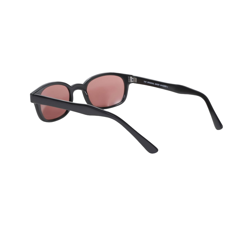 Lunettes de soleil KD's 22120 , monture noir mat et verres roses