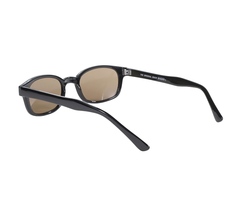 Γυαλιά ηλίου KD's 2121 με κλασικό μαύρο σκελετό και σκούρους καφέ φακούς