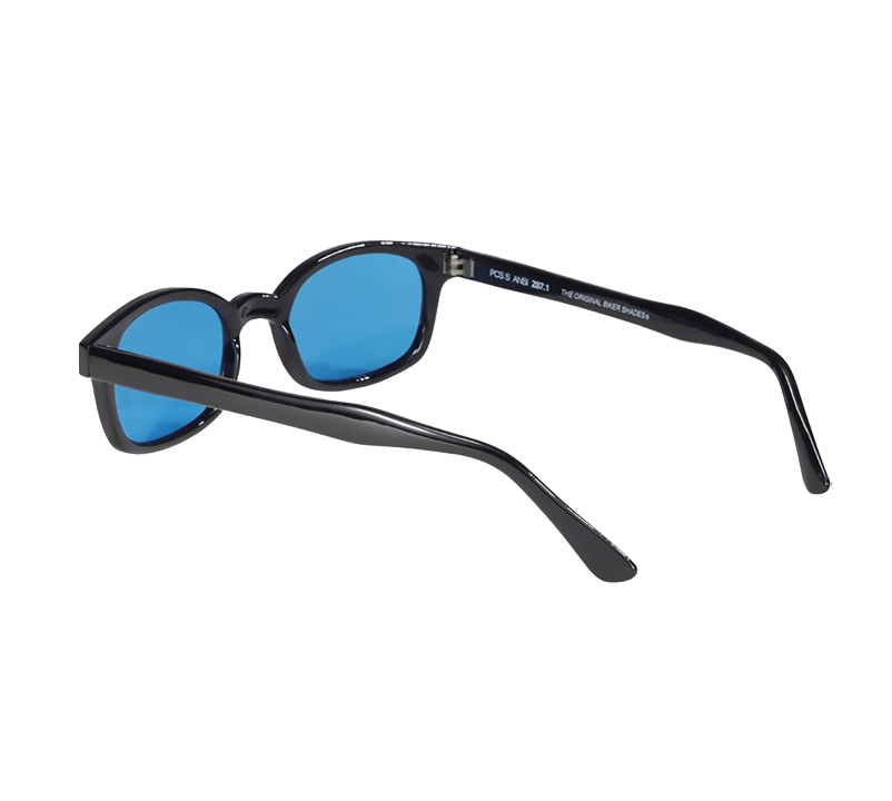 Lunettes de soleil X-KD's 1129 monture noire et verres turquoise