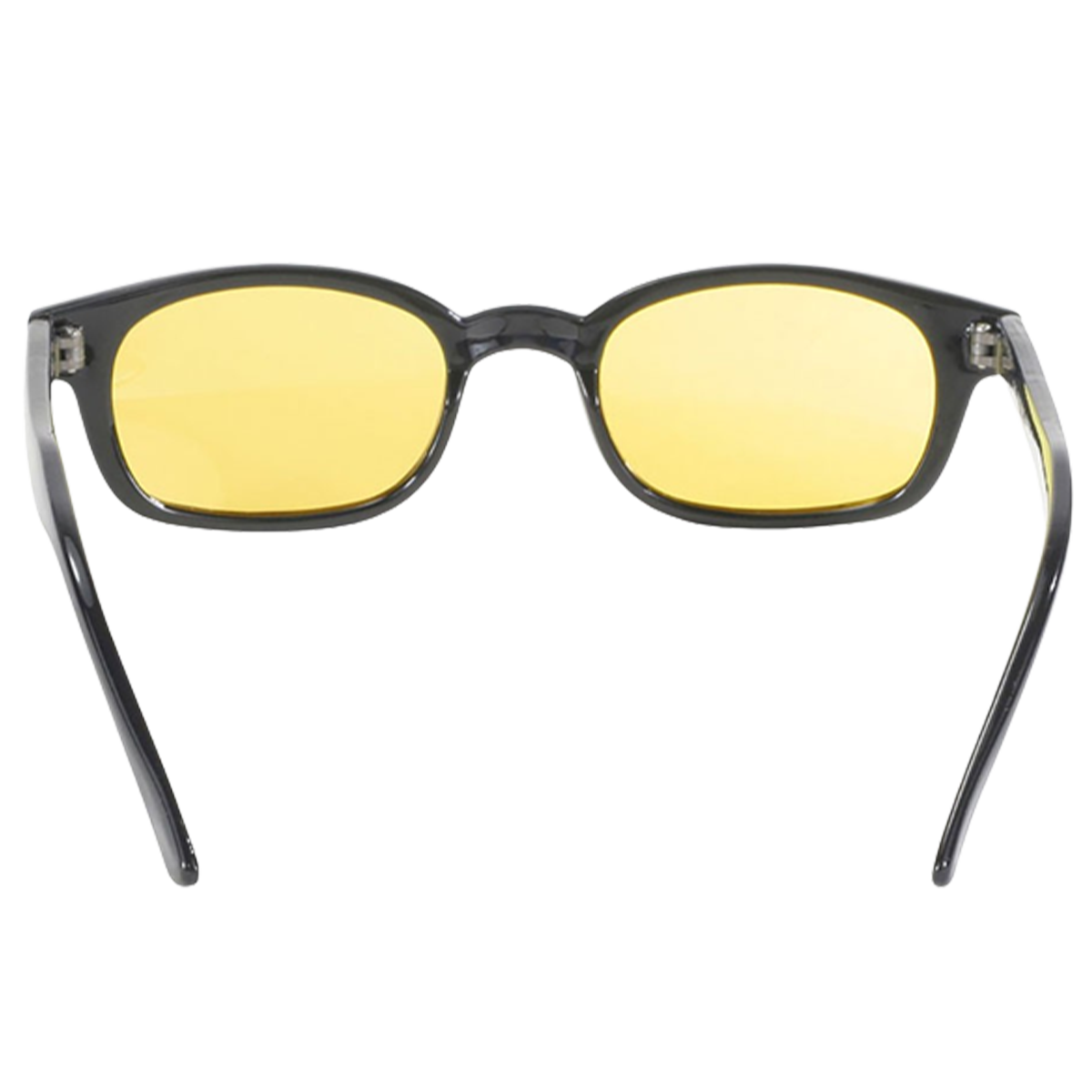 Lunettes de soleil KD's 20129 avec verres jaunes polarisés et monture noire classique