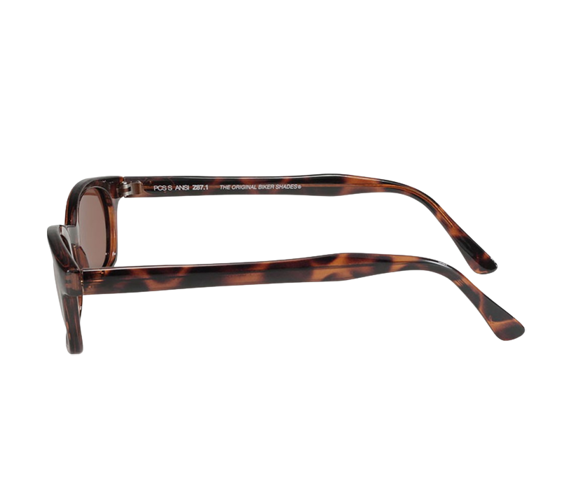 Occhiali da sole 10029 di X-KD con lenti polarizzate color ambra e montatura tartarugata