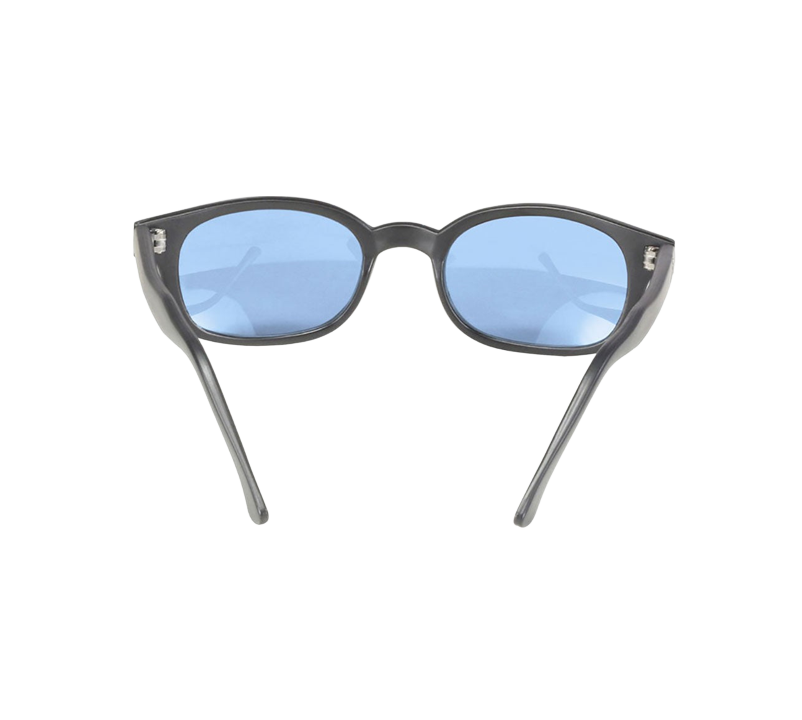 Lunettes de Soleil X-KD's 10012 aux verres bleus et monture noir mat