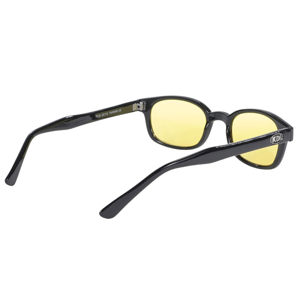 Occhiali da sole KD's 20112 con montatura classica nera e lenti gialle