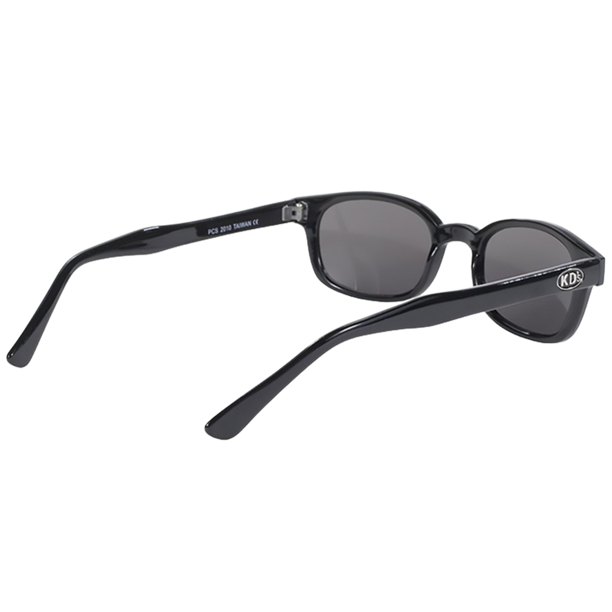 Occhiali da sole KD's 2010 con montatura nera classica e lenti fumé