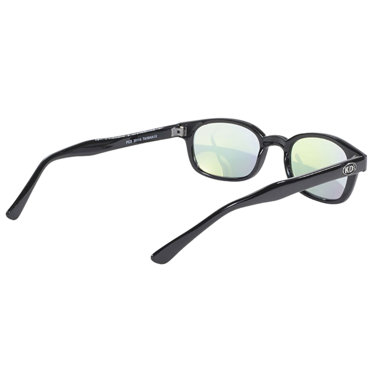 Occhiali da sole KD's 20114 con classica montatura nera e lenti a specchio