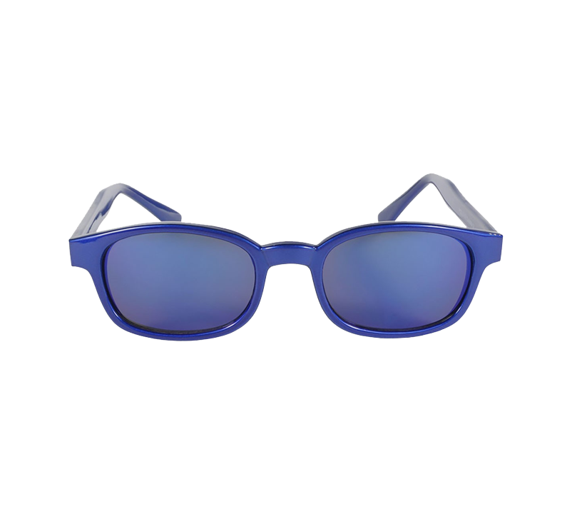 Γυαλιά ηλίου 10122 της X-KD με μπλε μεταλλικό σκελετό και μπλε φακούς με εφέ καθρέφτη