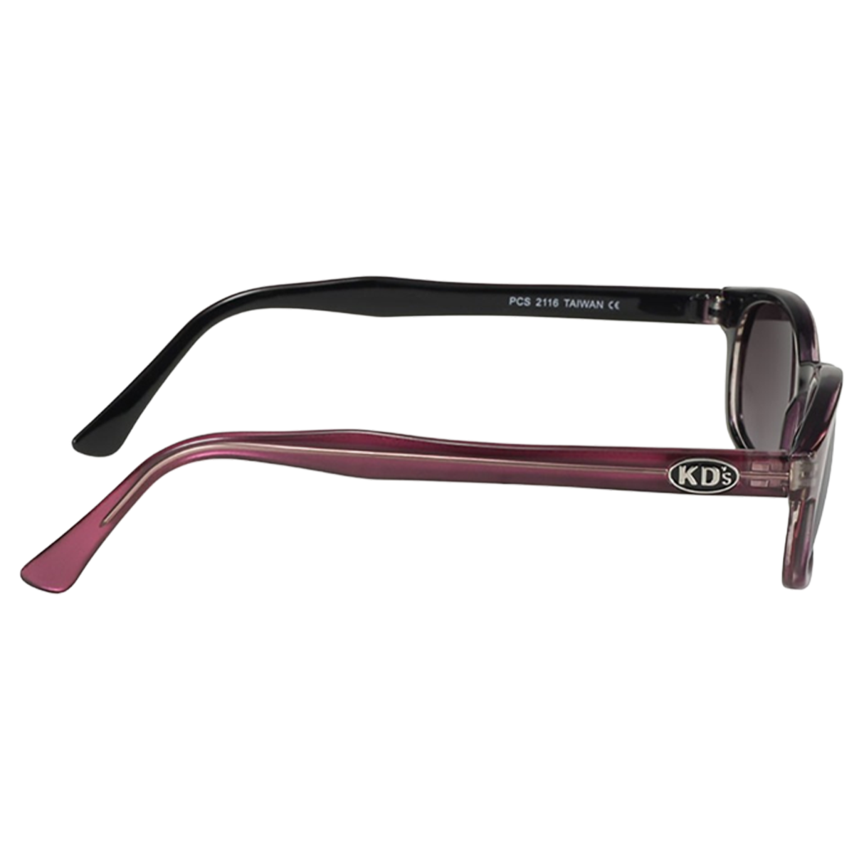 Occhiali da sole KD's 2116 montatura viola perla e lenti scure