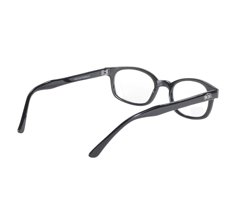 Lunettes de soleil X-KD's 1015 avec monture noire et verres clairs