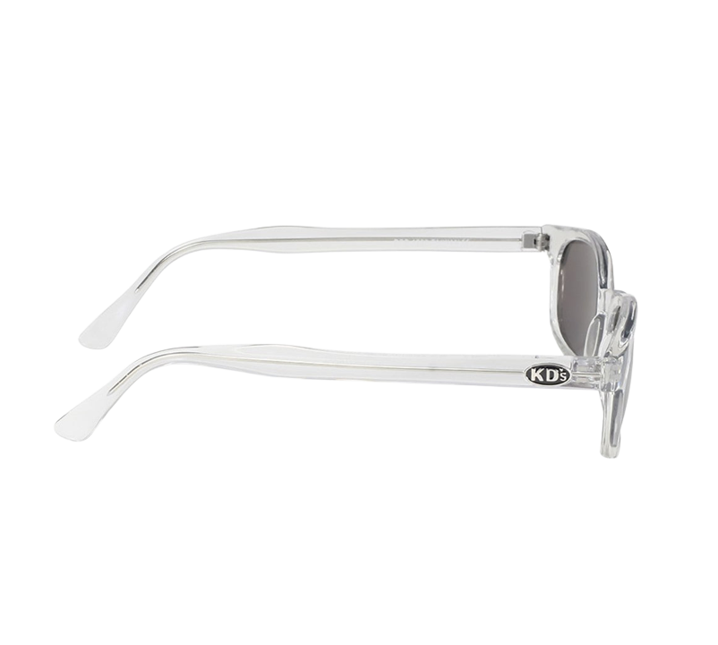 Occhiali da sole Chill 1200 di X-KD con montatura in cristallo e lenti argentate a specchio