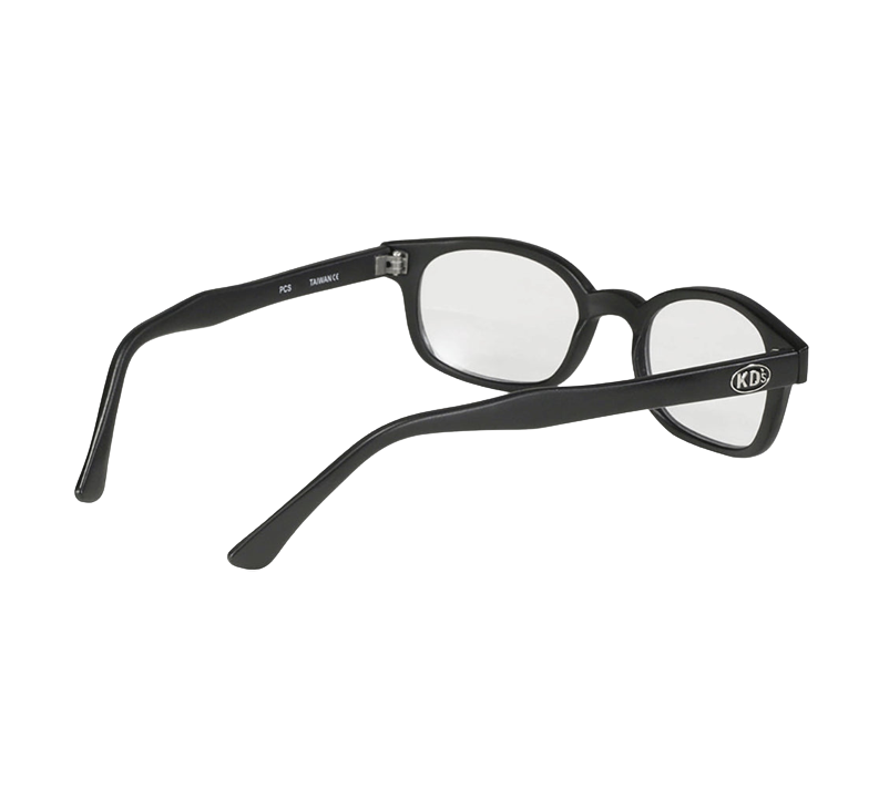 Lunettes de soleil X-KD's 10015 verres clairs sur monture noir mat