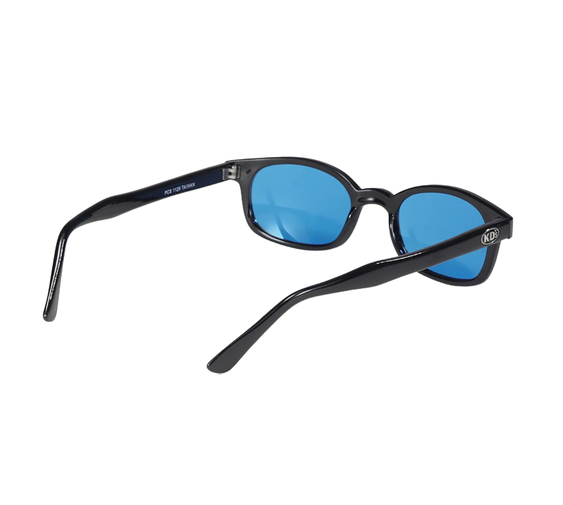 Lunettes de soleil X-KD's 1129 monture noire et verres turquoise