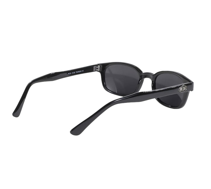 Occhiali da sole KD's 2120 con montatura classica nera e lenti grigio scuro