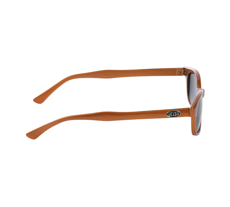 Lunettes de soleil X-KD's 10128 Tonnerre. Verres gris foncé et monture orange