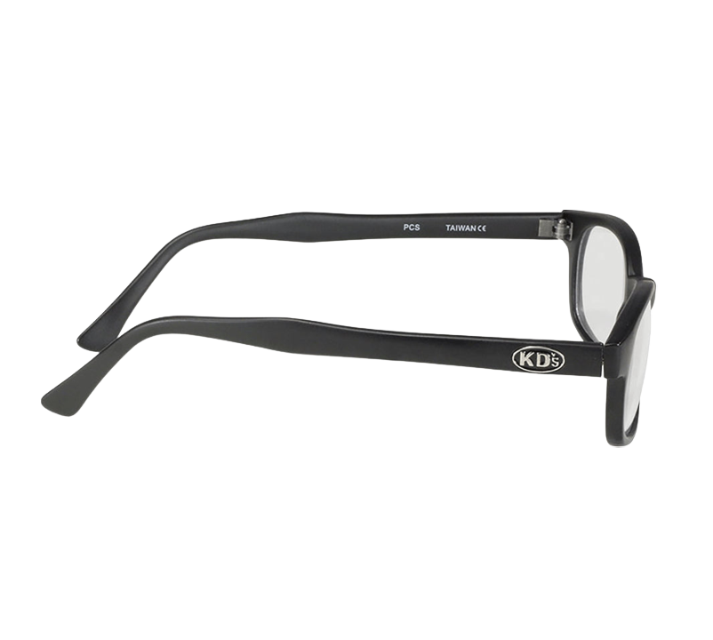 Lunettes de soleil X-KD's 10015 verres clairs sur monture noir mat