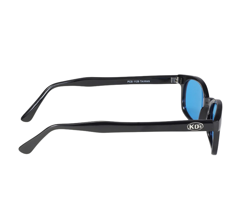 Lunettes de soleil X-KD's 1129 monture noire et verres turquoise
