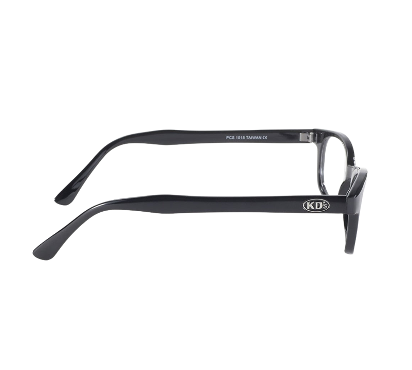 Lunettes de soleil X-KD's 1015 avec monture noire et verres clairs