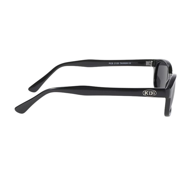 Occhiali da sole KD's 2120 con montatura classica nera e lenti grigio scuro