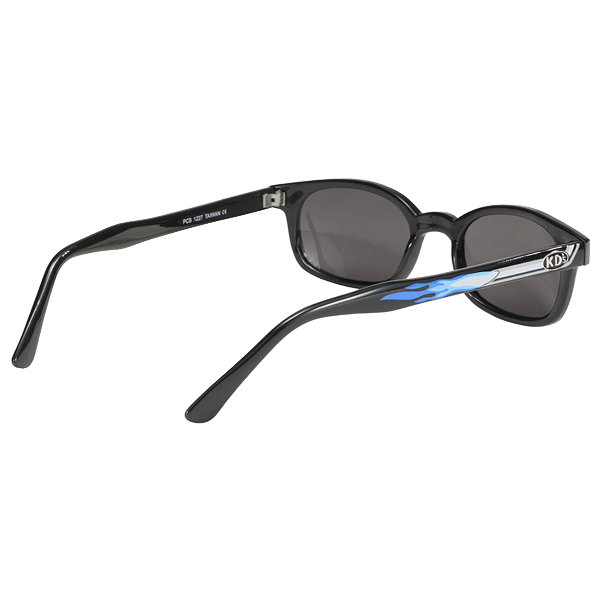 Lunettes de soleil X-KD's 1227 avec monture pot d'échappement et verres fumés