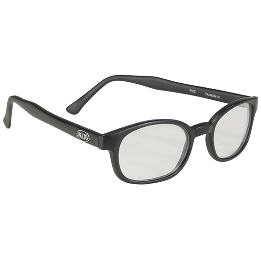 KD's 20015 zonnebril met heldere glazen en matzwart montuur
