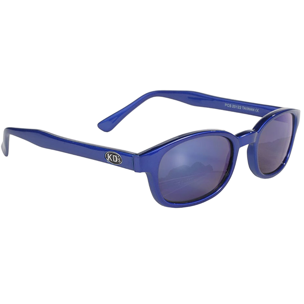 Lunettes de soleil KD's 20122 aux verres bleus effet miroir